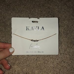 Gold Name- “Kayla”- Bracelet